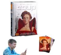 LGWJHCY Coup Reform Card Game, Party Game, Game from The World of The Resistance 2-6 jugadores de 14 años + años, 15 minutos de tiempo de reproducción, juego de fiesta para niños y adultos