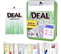 LGWJHCY Deal Card Game, Card Game, Fun Card Game for Young and Old, Children and Adults Party Game for 2-5 Players Ages 8+ Years, 10-30 Minutes Playing Time