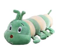 LGWJHCY Peluche de oruga suave, animal de peluche de oruga verde, bonitos adornos decorativos de felpa, gran regalo para adolescentes y amigos