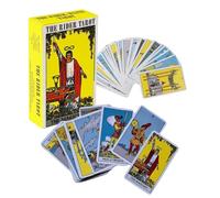 LGWJHCY The Rider Tarot Cards, with English Guide, Tarot Cards for Beginners, 78 Thick and Colorful Cards, Sturdy and Durable