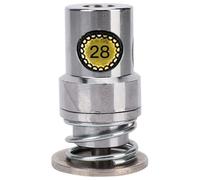 LGXCM Herramientas para Botones Cubiertos de Tela Herramientas de Botones Cubiertos de Tela, Molde Redondo con Forma de Pan, Herramienta de Prensa for máquina de Prensa Manual(28L)