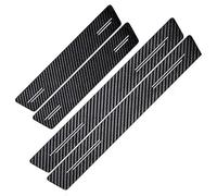 LGYDFDC 4Psc Fibra Carbono Coche Umbral Puerta para BMW 5 Series E39 1995-2010,Decoración para estribos de Coche Anti Deslizante Desgaste Pedal Pegatinas