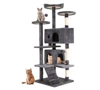 LGYGMD 54In Cat Tree Tower for Indoor Cats,Multi-Level Furniture Activity Center with Scratching Posts Stand Condo Funny Toys Kittens Pet Play House