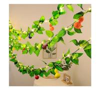 LGYGMD Artificial Gourd String Festive Decor Simulation Plants Vine Faux Rattan Fairy Lights for Party Bedroom Patio