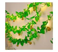 LGYGMD Artificial Gourd String Festive Decor Simulation Plants Vine Faux Rattan Fairy Lights for Party Bedroom Patio