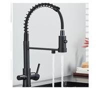 LGYGMD Black Drinking Brass Kitchen Dual Spout Water Purifier Faucet,Sink Faucet, Gold