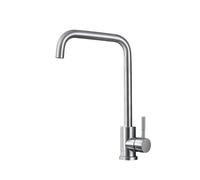 LGYGMD Black Faucets Stainless Steel Handle Single Hole Kitchen Faucet Brushed Nickle Mixer Sink Tap,54063,Include:1*Faucet