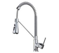 LGYGMD Black Pull Down Faucet Rotation Deck Mounted Sink Faucets Crane for Kitchen Hot and Cold Mixer Water taps,Brushed B