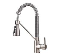 LGYGMD Black Pull Down Faucet Rotation Deck Mounted Sink Faucets Crane for Kitchen Hot and Cold Mixer Water taps,Brushed B