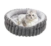 LGYGMD Cat Bed,Soft Dog Bed - Round Warm Donut for Animal Sleeping Kitten Winter Outdoor Travel Comfortable Cozy Soft Relaxing Resting