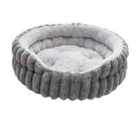 LGYGMD Cat Nest,Cozy Bed - Warm Donut Round Supplies Machine Washable for Kitten Outdoor Calming Puppy Sleeping Animal Travel Winter
