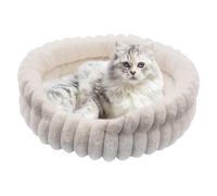 LGYGMD Cat Nest, Dog Bed, Round Warm Donut for Animal Sleeping Kitten Winter Outdoor Travel Comfortable Cozy Soft Relaxing Resting