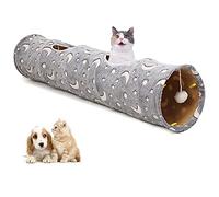 LGYGMD Cat Tunnel Tube with Toys Collapsible Self-Luminous Photoluminescence, for Small Animals Pets Bunny Rabbits, Kittens, Ferrets,Puppy