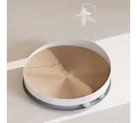 LGYGMD Cat with, Wear-Resistant and Non Falling Debris Corrugated Paper, Scratch Board Nail Scraper Mat Bed Toy Pad Rest Pet Kitten Toy,B