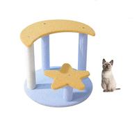 LGYGMD Cats Multi-Layer Climbing Frame Sturdy Jumping Platform Wear-Resistant Scratching Post Cat Tree for Indoor Small Medium Cats,S