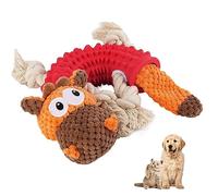 LGYGMD Chew Squeaky Large Dogs, for Aggressive Chewers, Stuffed Animal Dog Toys with Rope