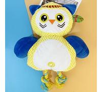 LGYGMD Chew Squeaky Large Dogs, for Aggressive Chewers, Stuffed Animal Dog Toys with Rope,A