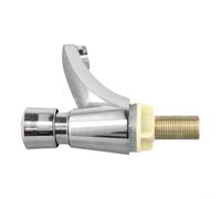 LGYGMD Chrome Plated Self Closing Basin Time Delay Saving Tap Single Cold Water Deck Mount Bathroom Sink Faucet G1/2