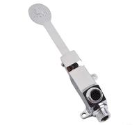 LGYGMD Copper Bathroom Faucet,Bathroom Sink Faucet, Floor Foot Pedal Control Accessory, for Public Places G1/2 Inch Inlet