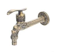 LGYGMD Decorative Kitchen Water Tap, Traditional Style Basin Faucet with Standard 0.5 Inch Connection for Home