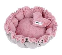 LGYGMD Dog for Large Medium Small Dogs, Puppy Cat Litter Warm Sleeping Dual-Use Flower Shape Pet Bed,2 Sizes(L)