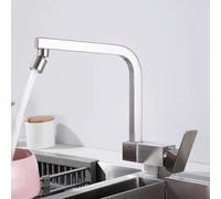 LGYGMD Faucets Folding Inside Window Sink Faucet Brass Swivel 2 Modes Handle Hot and Cold Water Single Hole Kitchen Mixer Faucet-Black