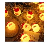 LGYGMD Garden Christmas String Creative Cute Novelty Fairy Hanging Copper Wire Night Lights for Birthday Party Xmas Tree Decor