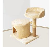 LGYGMD Multifunctional Climbing Frame, Nest, Integrated Large Dirt-Resistant Jumping Platform, Toy, Scratching Board Cat