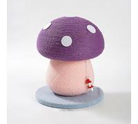 LGYGMD Mushroom Cat Scratching Post Unique, Sisal-Wrapped, Ideal for Medium and Small Cats, No Assembly Required,C