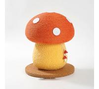 LGYGMD Mushroom Cat Scratching Post Unique, Sisal-Wrapped, Ideal for Medium and Small Cats, No Assembly Required,B