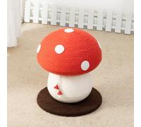 LGYGMD Mushroom Cat Scratching Post Unique, Sisal-Wrapped, Ideal for Medium and Small Cats, No Assembly Required,A
