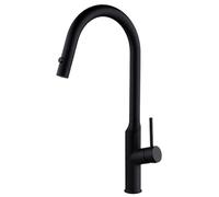 LGYGMD out Stainless Steel Sink Faucet with Pull Down Dual Mode Sprayer, ° Rotation Cold and Hot Kitchen Mixer Tap Deck Mounted Single Handle,White