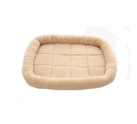 LGYGMD Pad Self Warming Thermal Cat Extra Warm Pet Mat for and Indoor, Kitten Small Puppy Pets Bed (Color Beige, Size : 50x40cm)