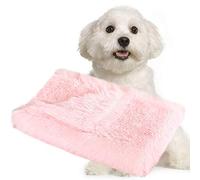 LGYGMD Premium Thick Dog Fleece Blanket Puppy Washable Comfort Fluffy Pet Small Medium Large Dogs Cats Warm Soft Mat Luxury Pets Bed For Autumn and Winter,Light Pink,100 * 75cm