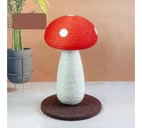 LGYGMD Scratching Board Vertical Sisal Shaped Scratch, Interactive Cute Mushroom Cat Post for Indoor Cats,A
