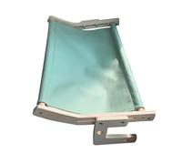 LGYGMD Sill Perch Sturdy Wood Frame, Hanging Bed Holds up lbs, Indoor Cat Hammock Window Seat Mat Easy to Adjust for Windowsill, Bedside (Color Green, Size : 54cm)