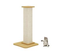 LGYGMD Sisal Solid Wood Claw Grinding and Scratching Board - Indoor Furniture Anti-Scratcher, Vertical Cat Toy is Wear-Resistant,A,S