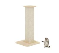 LGYGMD Sisal Solid Wood Claw Grinding and Scratching Board - Indoor Furniture Anti-Scratcher, Vertical Cat Toy is Wear-Resistant,B,S