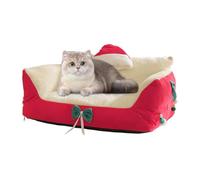 LGYGMD Sofa Bed Christmas Lounge Chair with Santa Hat | Cat Beds,for Kitchen Bedroom Living Room Porch Patio Balcony Play Area Apartment Home Indoor Relaxation