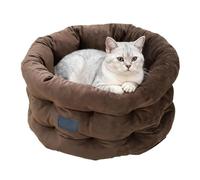 LGYGMD Sofa Raised Edge, Non-Slip Base Cat Bed with Warmth Comfort, for Puppies, Christmas, Winter, Indoor and Outdoor Use