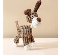 LGYGMD Squeaky Dogs, Aggressive Chewers Small Medium Large Breed, Stuffed Animal Dog with Rope, Puppy Chew Toys for Teething,B