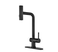 LGYGMD Stainless Steel Mixer Tap with Pull out Spray Swivel Spout Single Handle Hot and Cold Water Faucet for Kitchen Sink 3 Modes Grey