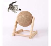 LGYGMD Toys, Sisal Wood Scratch with, Interactive Cat Scratcher Toy for Indoor Large Cats to Grind Claws,H