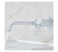 LGYGMD Wall Mounted Matte Black Bathroom Kitchen Faucet One Hole Cold Water Washing Tap Rotate Spout Brass Vanity Sink Crane