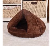 LGYGMD Warm Pet Cushion Sofa，Faux Fur Round Comfortable Self Warming Sleeping Bed For Indoor Kittens and Puppy Small Dogs (Color G, Size : 40cm)