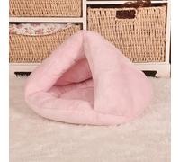 LGYGMD Warm Pet Cushion Sofa，Faux Fur Round Comfortable Self Warming Sleeping Bed For Indoor Kittens and Puppy Small Dogs (Color E, Size : 40cm)