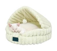 LGYGMD Warming Bed - Semi-Enclosed Warm Cat Nest,Anti-Slip Puppy Nest for Study Homeowners Pets Cold Weather Indoor Recovery Period Daytime Napping Nighttime Sleeping Bedroom