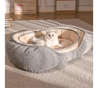 LGYGMD Washable Dog Beds Small/Medium Dogs Removable Pillow, Easy to Wash Calming Pet Bed,Beds for Indoor Cats with Anti-Slip Bottom (Size : M)