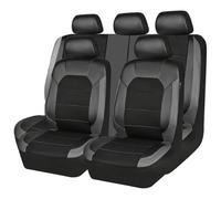 LGZFC Cuero Coche Juegos de Cubreasientos para Fiat Stilo 1.9 JTD, Delanteros Y Traseros Impermeable Cómodo Funda Asiento Protector,B