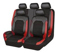 LGZFC Cuero Coche Juegos de Cubreasientos para Fiat Stilo 1.9 JTD, Delanteros Y Traseros Impermeable Cómodo Funda Asiento Protector,A